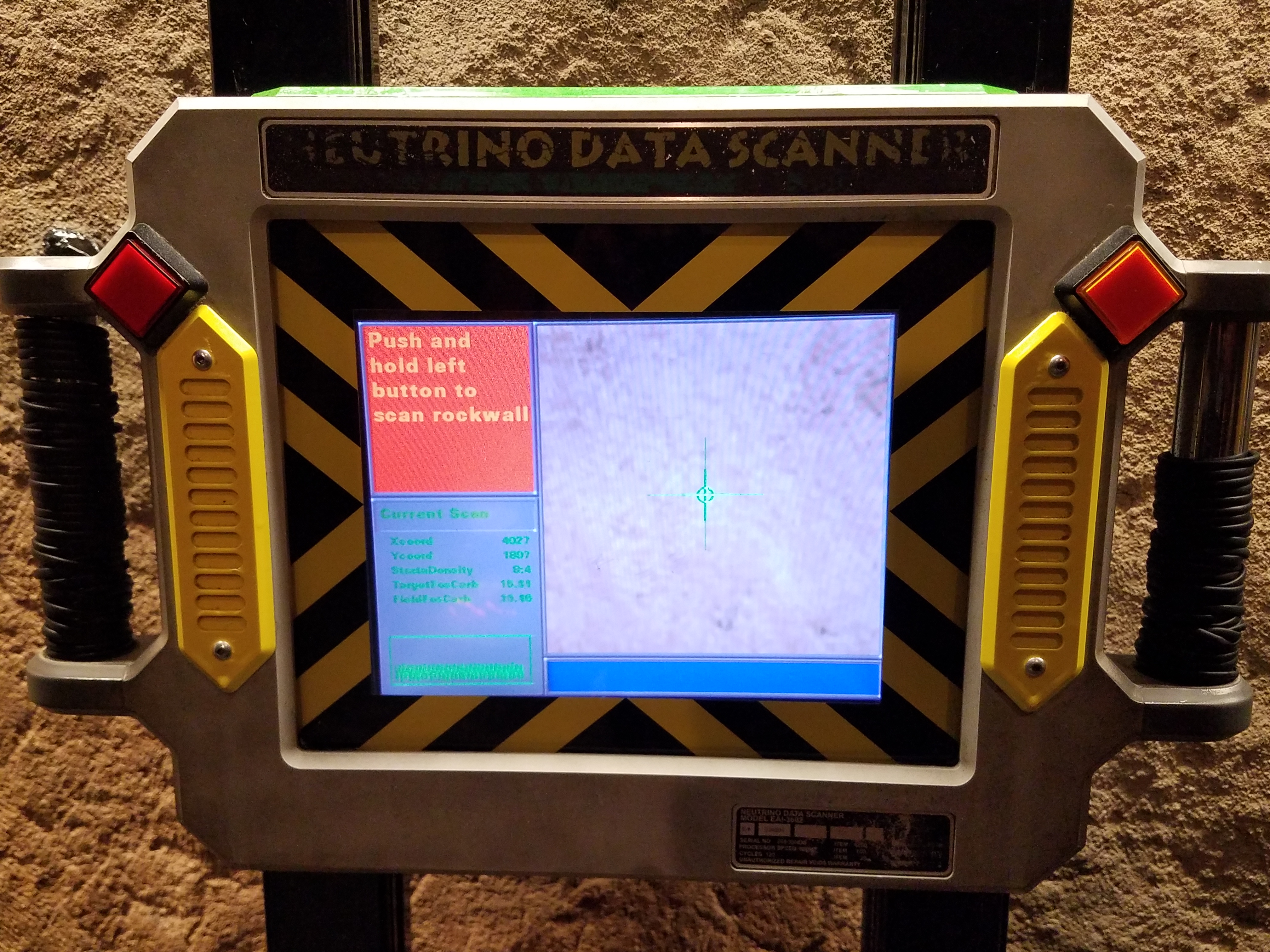 Interactive DNA sequencing activity in the Jurassic Park Discovery Center in Universal's Islands of Adventure - by unofficialuniversal.com.