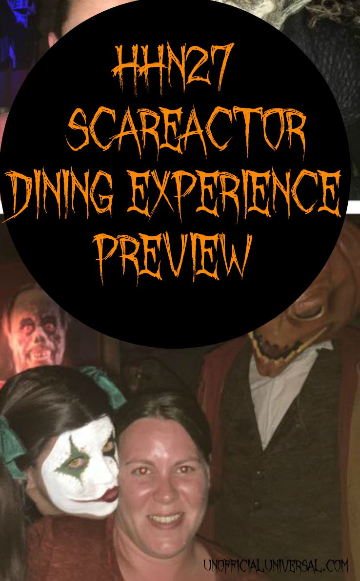 Halloween Horror Nights Dining Experience - HHN27 - Chance - Halloween Horror Nights - Universal Studios - UnofficialUniversal.com