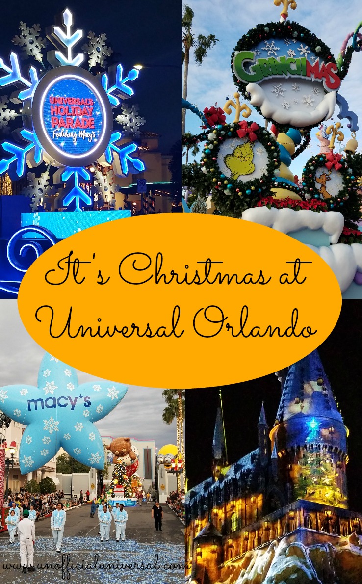 Universal Orlando - Universal Studios - Minions - Macy's -Universal Holiday parade featuring Macy's - Christmas - Harry Potter - Grinchmas - UnofficialUniversal.com