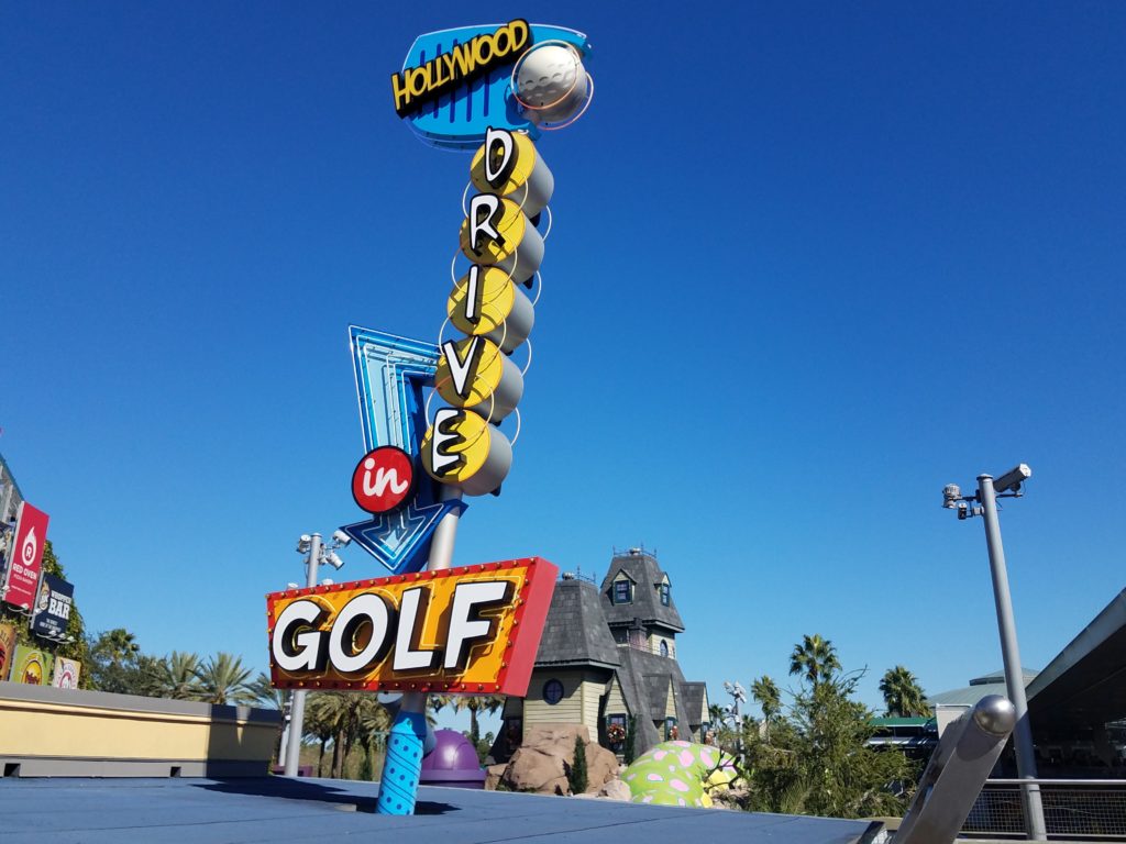 Hollywood Drive-In Mini Golf at Citywalk - Universal Orlando - by unofficialuniversal.com.
