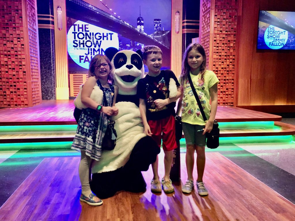 Hashtag Panda from the Tonight Show at Universal Studios in Orlando, Florida - by unofficialuniversal.com.