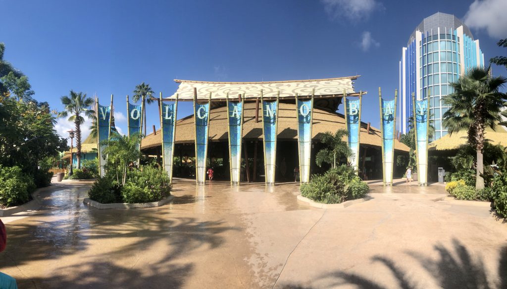 Entrance at Universal's Volcano Bay water theme park by unofficialuniversal.com.