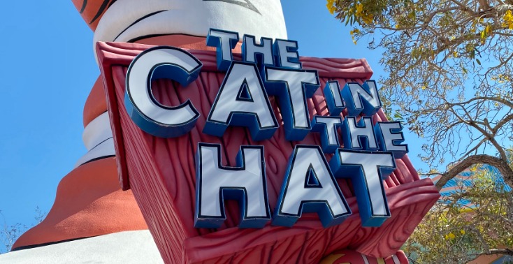 Attraction: The Cat in the Hat in Seuss Landing at Universal's Islands of Adventure - by unofficialuniversal.com.
