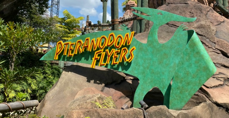 Attraction: Pteranodon Flyers at Universal's Islands of Adventure - by unofficialuniversal.com.