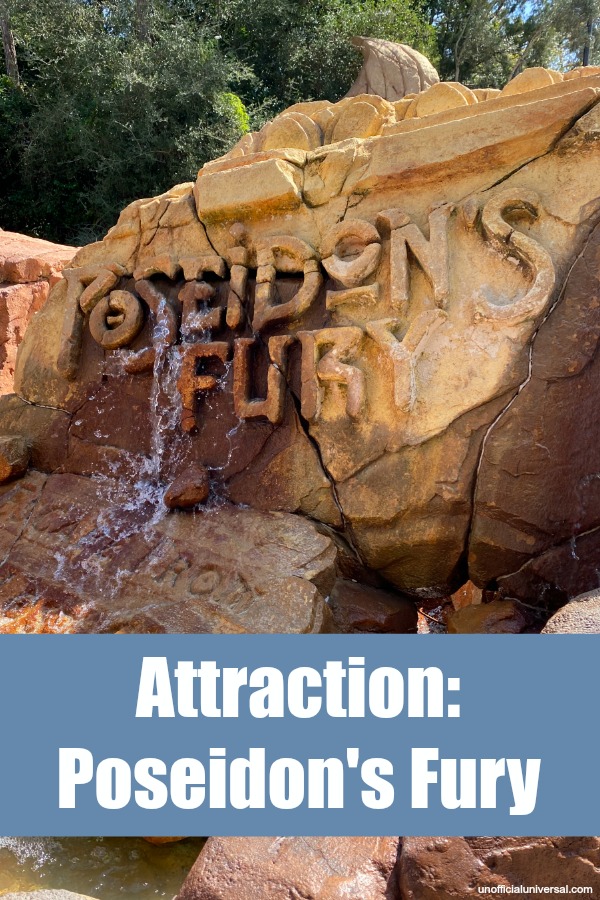 Attraction: Poseidon's Fury special effects show at Universal's Islands of Adventure - by unofficialuniversal.com.