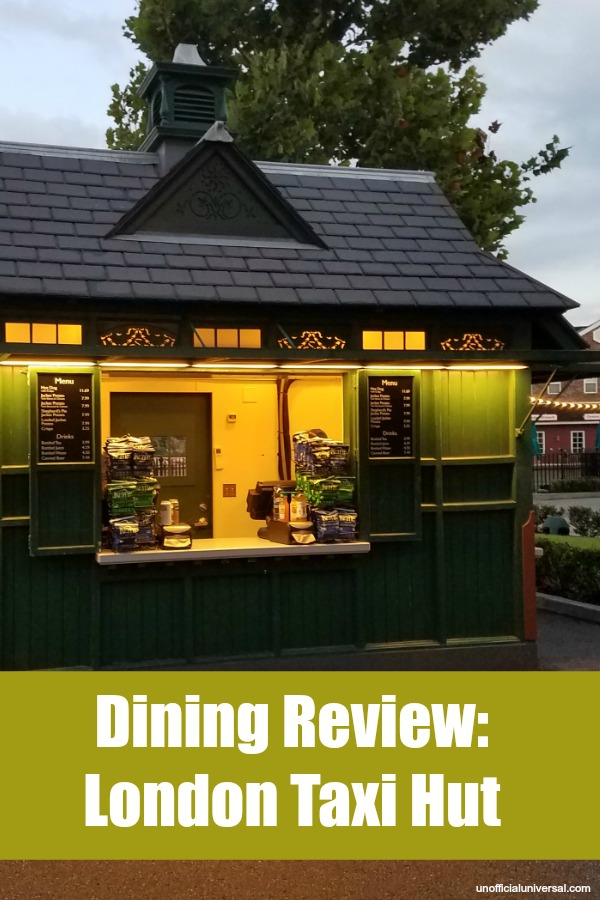 Dining Review: London Taxi Hut at Universal Studios Orlando by unofficialuniversal.com.