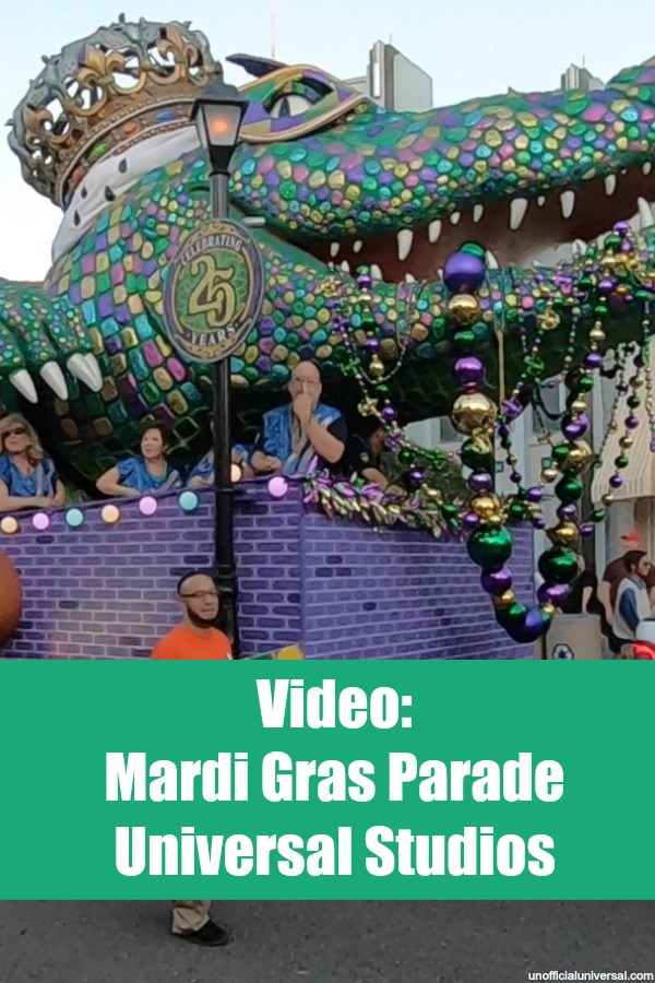 Video Mardi Gras Parade 2020 Unofficial Universal