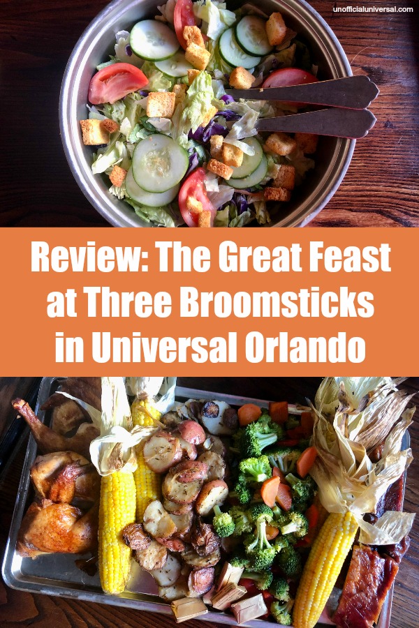 Review: The Great Feast at Three Broomsticks in Hogsmeade in Universal Orlando - by unofficialuniversal.com.