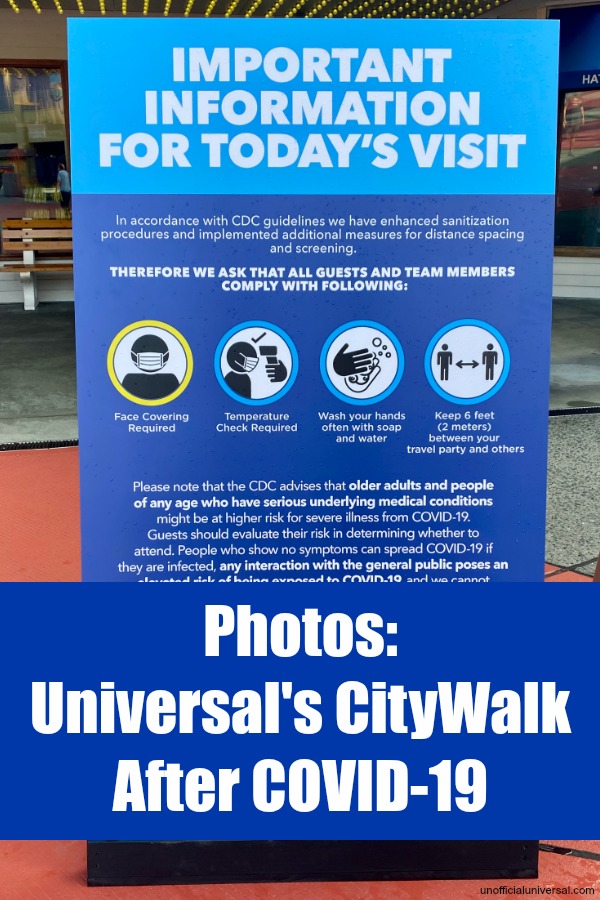 Photos: Universal's CityWalk Orlando Reopening After COVID-19 - Coronavirus - by unofficialuniversal.com.